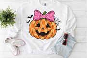 Halloween Pumpkin Girl Cute Kids PNG, an Illustration by Craft Nest (Thumbnail 6 of 6)