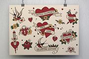 Tattoo Elements - Love Edition, an Illustration by BAD TASTE (Thumbnail 1 of 12)