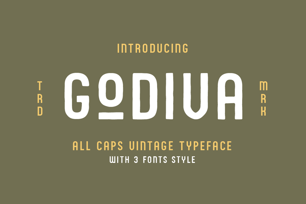 Godiva Vintage Font, a Font by Suby Studio (Photo 1 of 6)