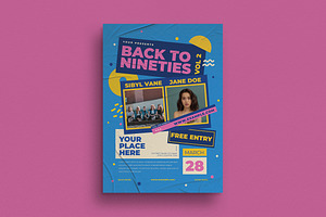 90's Music Flyer, a Flyer Template by graphicook