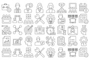 Management Vector Icons Collection, a Solid Icon by Vector Portal (Thumbnail 5 of 5)