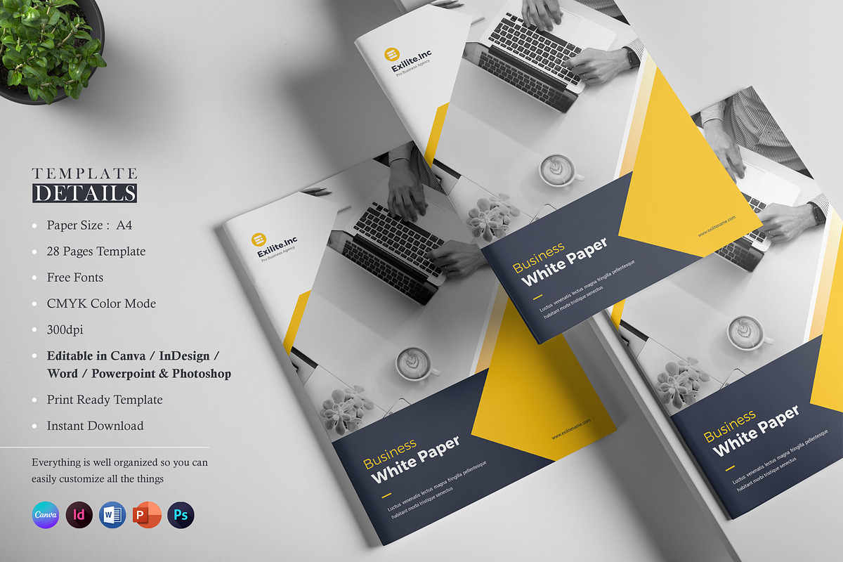 White Paper, a Brochure Template by Orcshape Studio (Photo 3 of 14)