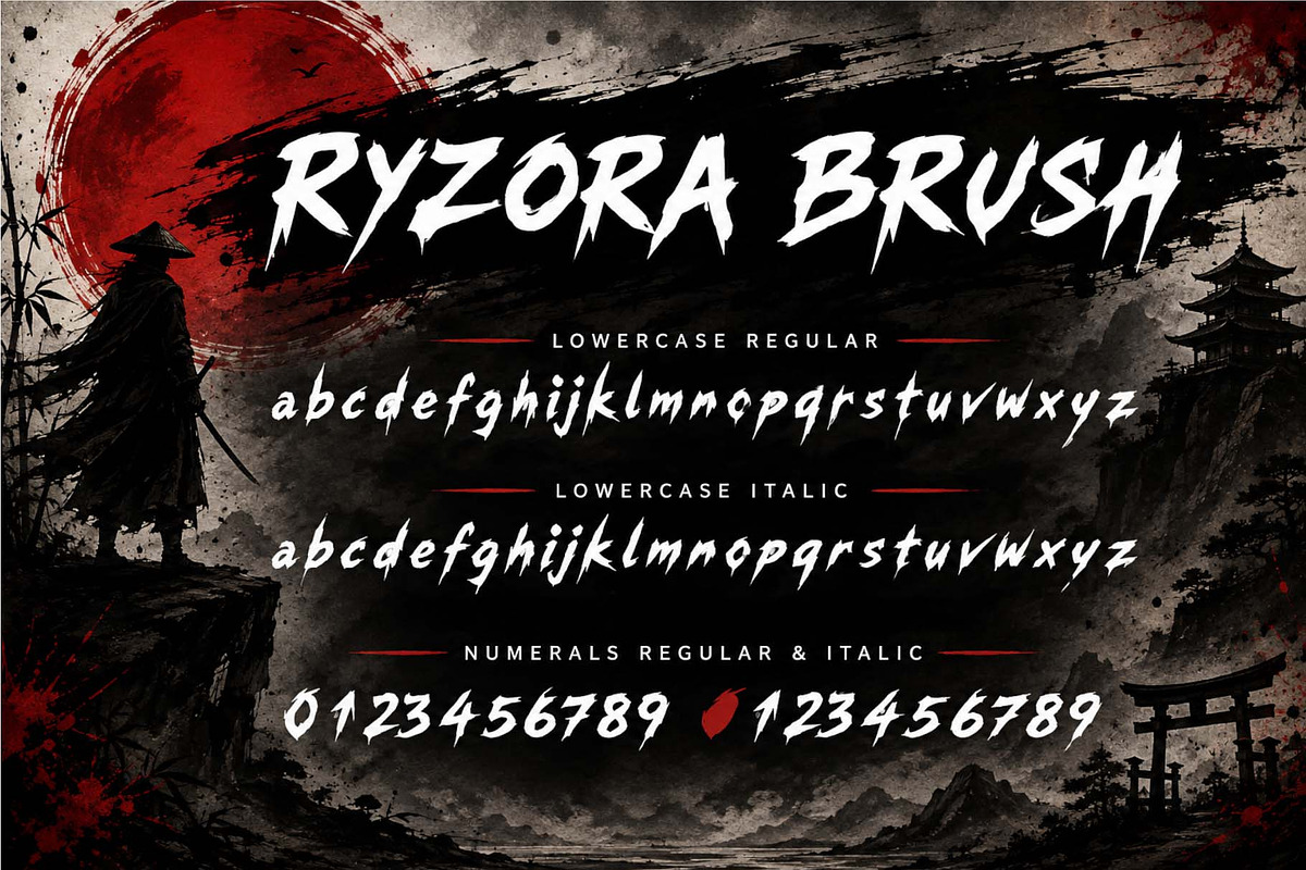 Ryzora Brush, a Handwritten Font by Yoga Letter (Photo 7 of 9)