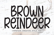 Brown Reindeer | Script Font