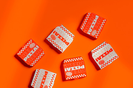 Top View Pizza Packaging Mockup