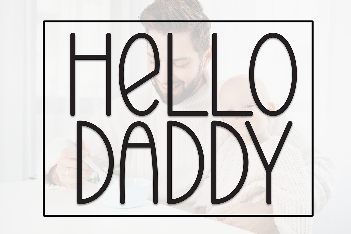 Hello Daddy | Script Font, a Script Font by Scratchones (Photo 1 of 8)