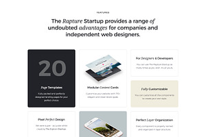 The Rapture Startup UI Kit