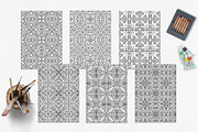 Patterns for coloring PDF,JPG vol-06, a Brochure Template by dnapslvsk (Thumbnail 2 of 6)