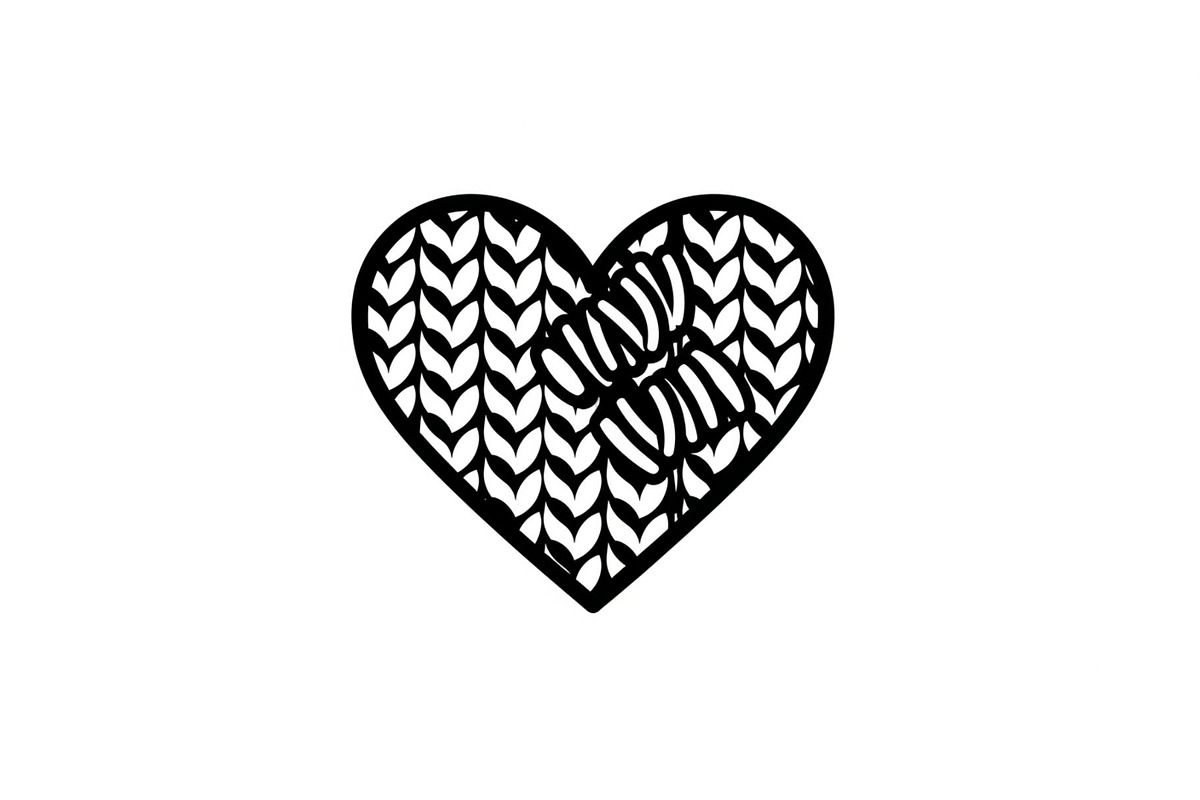 Knitted Heart Love Vector Bundle, an Illustration by Designs_River (Photo 11 of 53)