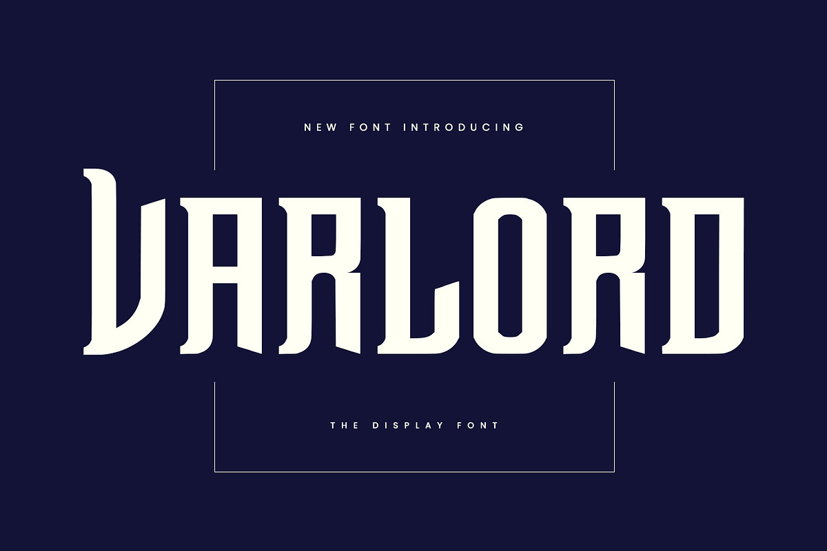 Varlord Font, a Serif Font by Maulana Creative (Photo 1 of 6)