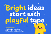 Playful Wavely Fun Friendly Display, a Handwritten Font by Haps Space (Thumbnail 2 of 8)