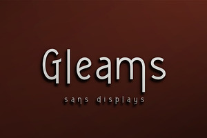 Gleams sans display