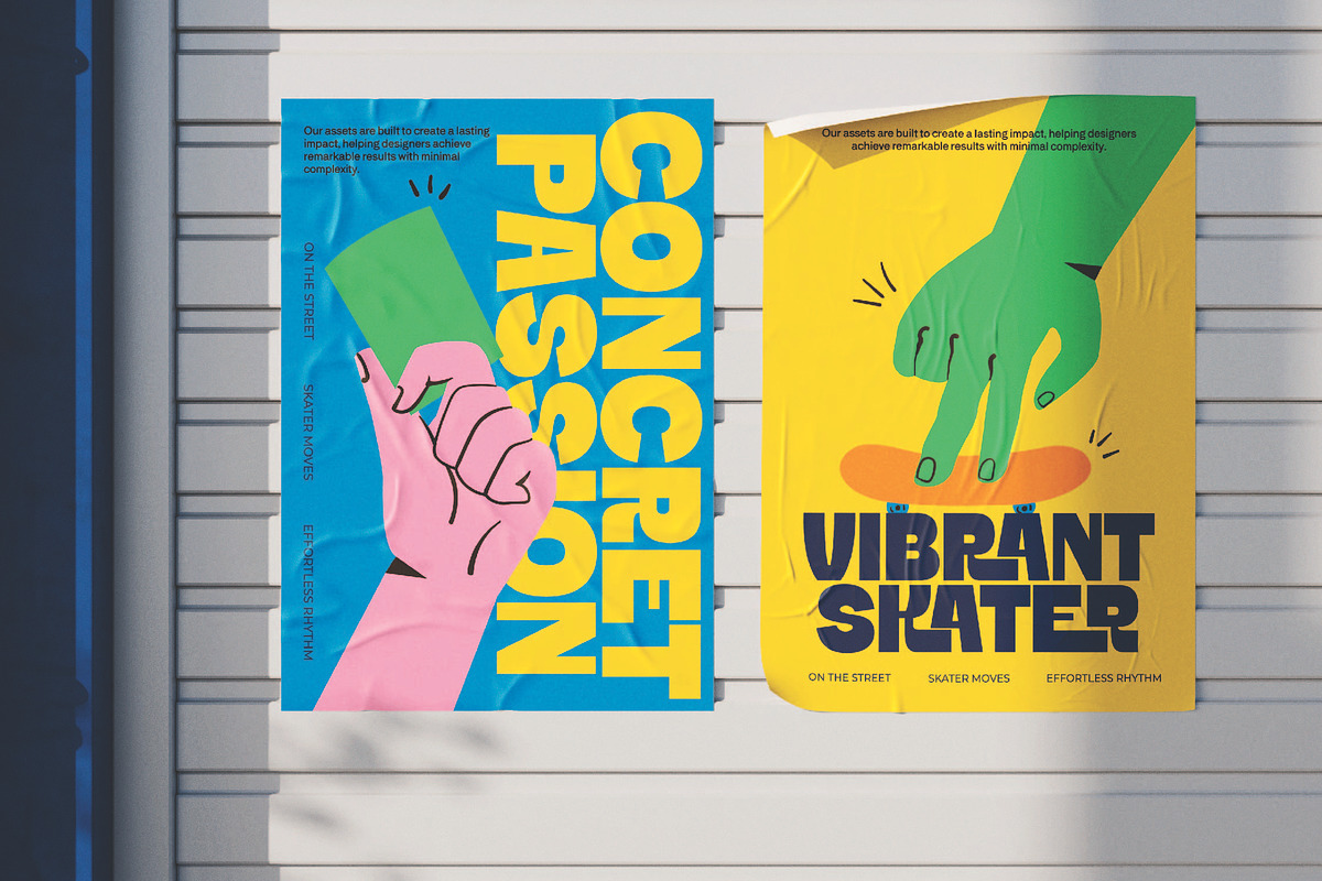 Dr Boysk Modern Pop Display Font, a Sans Serif Font by timelesstype.co (Photo 6 of 15)