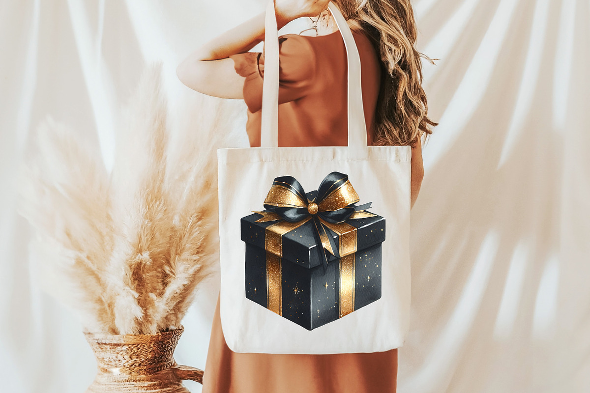 Happy New Year Gold and Black Clipar, an Illustration by DreamCafeArt (Photo 6 of 8)