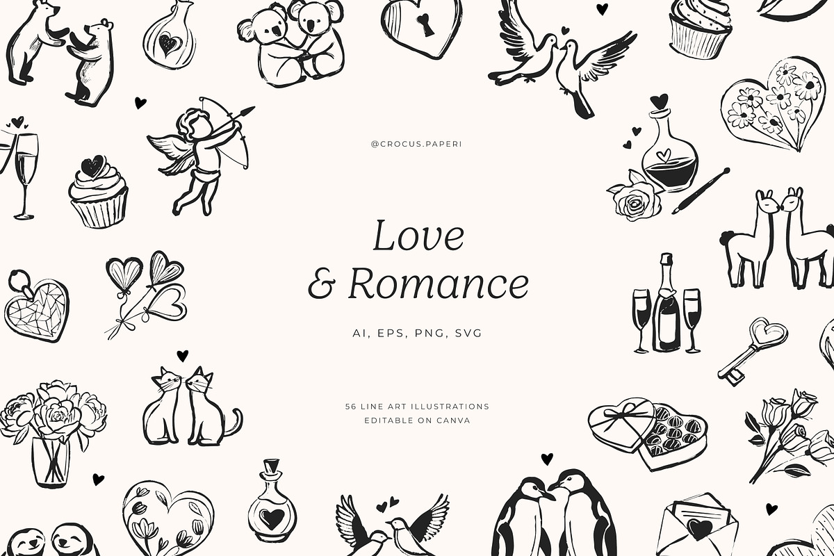 1500+ All Illustrations Bundle, a Decorative Illustration by Crocus Paperi (Photo 25 of 25)