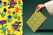 Maximalist Gouache Botanical Pattern, a Decorative Illustration by Chantelle T Illustrations (Thumbnail 4 of 9)
