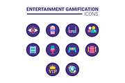60 Gamification Icons, an Outline Icon by Flat Icons (Thumbnail 4 of 7)