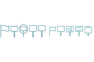 Collection of simple hand-drawn, an Illustration by ZinetroN