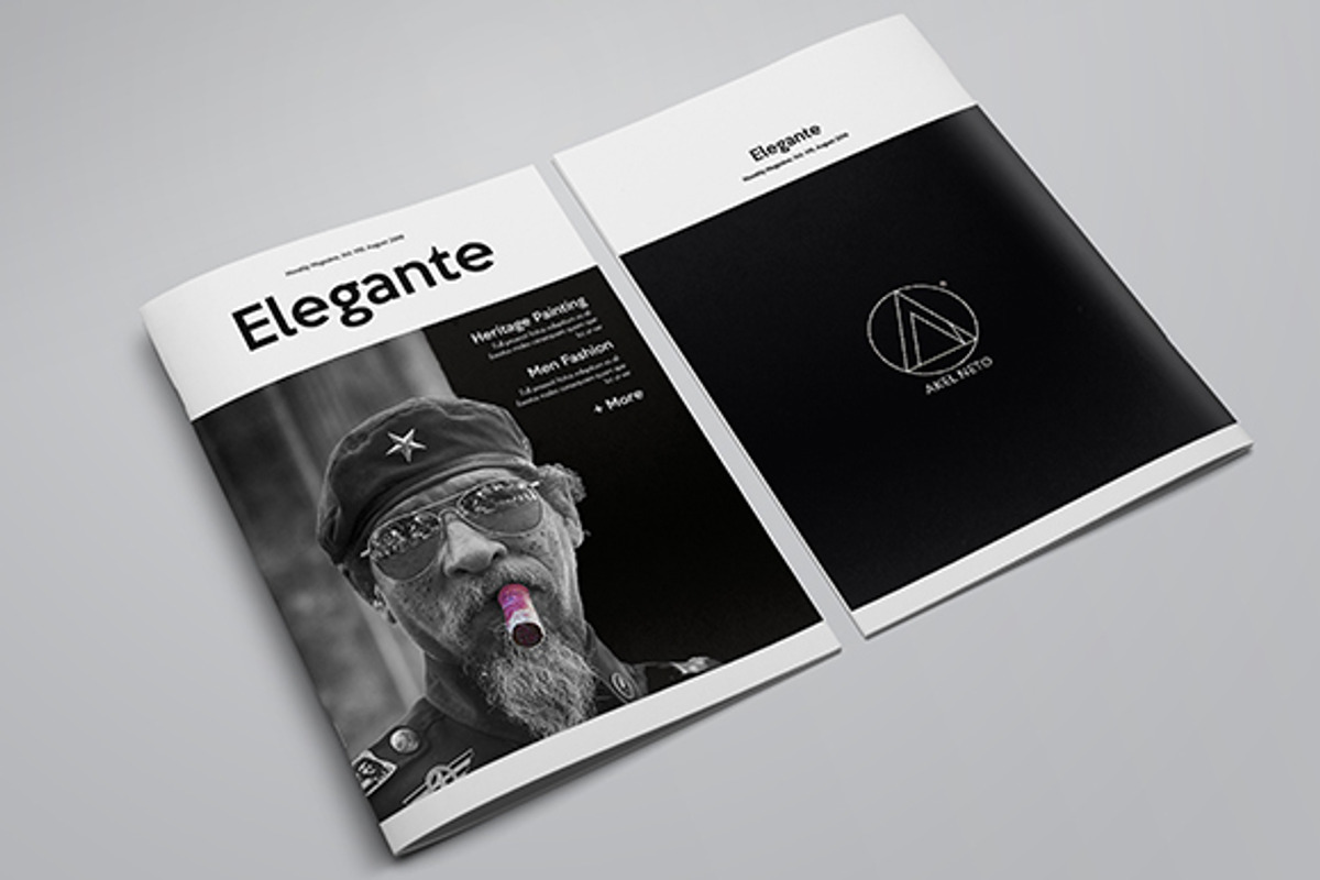 Clean & Elegant Magazine Template, a Magazine Template by Bookrak Graphic Design (Photo 9 of 9)
