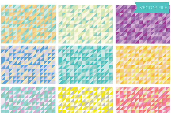 Triangle Geometric Backgrounds preview 3