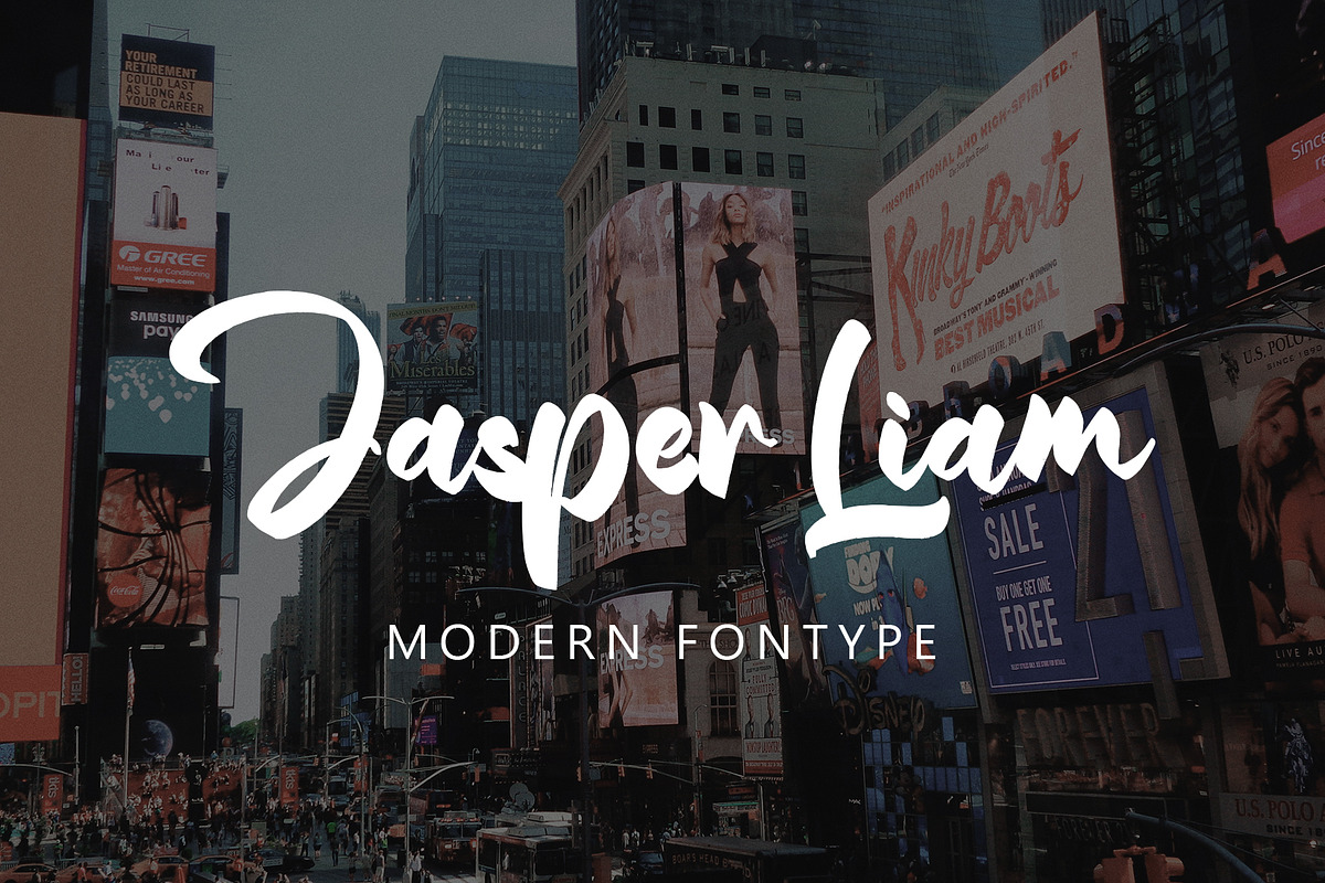 Jasper Liam, a Handwritten Font by HaKi Studio (Photo 1 of 5)