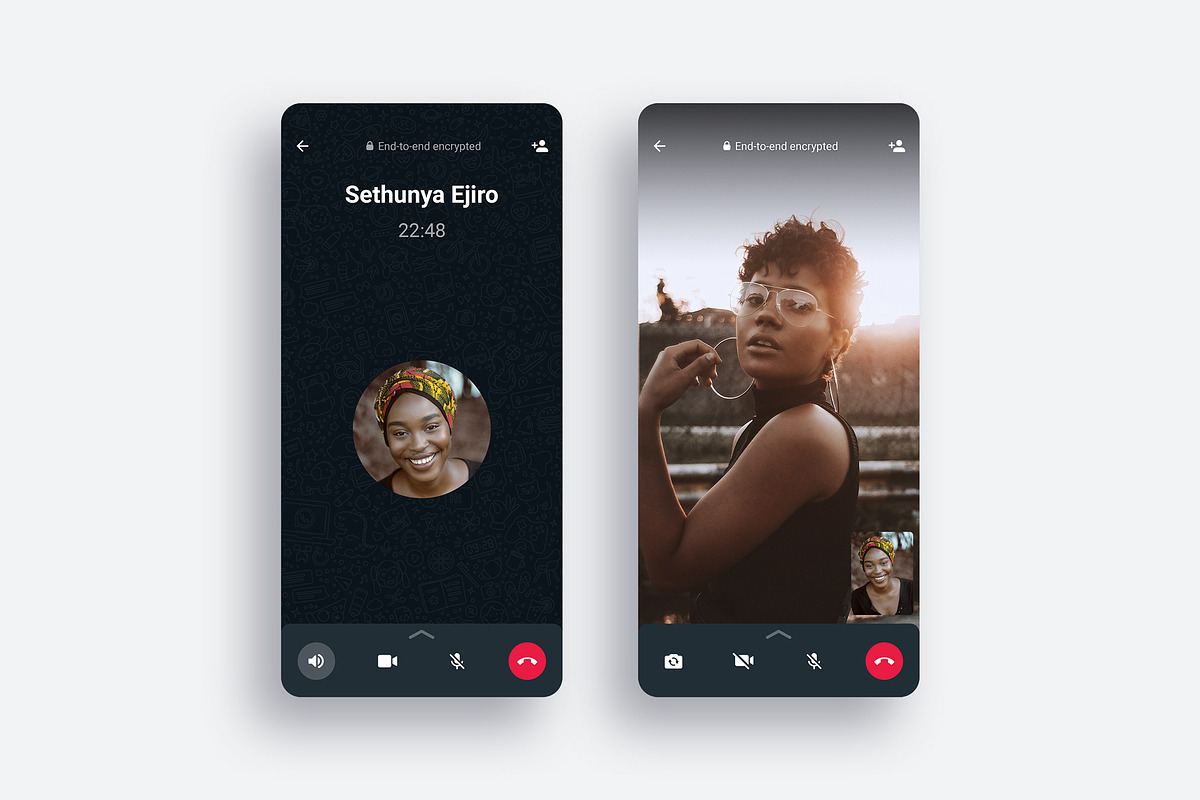 WhatsApp Template PSD Mockup, a Social Media Template by Dilshod Sobirov (Photo 10 of 10)
