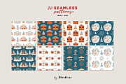 Christmas Market Scene Creator, a Seasonal Illustration by VerAna (Thumbnail 8 of 20)