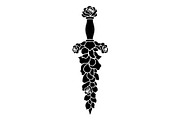Ornamental Dagger Silhouette Bundle, an Object Illustration by Gaye Art (Thumbnail 30 of 31)