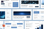 White Blue Modern AI Business Plan, a Presentation Template by Claymoon Lab (Thumbnail 2 of 7)