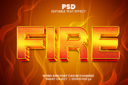 Fire 3d Editable Text Effect Style, a Layer Style Add-On by bdrobin (Thumbnail 2 of 2)