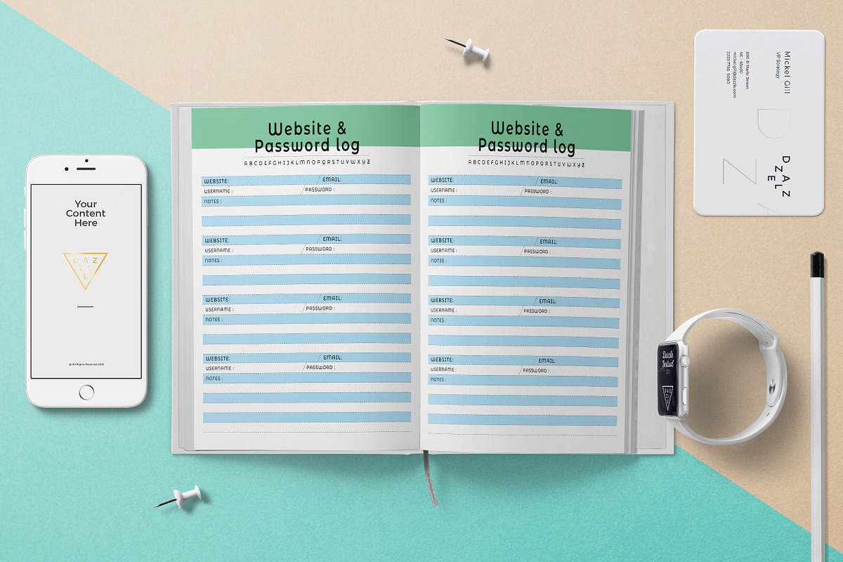 Editable Planner & Agenda, a Stationery Template by obayes (Photo 4 of 10)