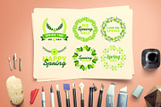 72 SPRING VINTAGE BADGE & RIBBON, a Branding & Logo Template by Toonsteb (Thumbnail 9 of 12)