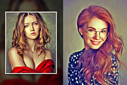Real Life Oil Painting, an Action Add-On by U_Design (Thumbnail 5 of 9)