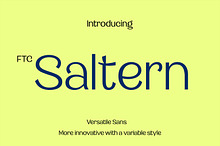 Saltern - Versatile Sans