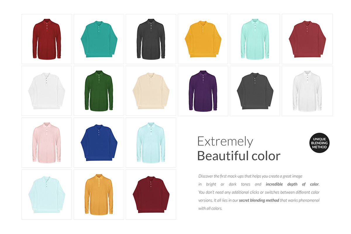 Polo Longsleeve Ghost Mock-ups FREE, a Books & Magazine Mockup by Apparel_Mockups (Photo 12 of 22)