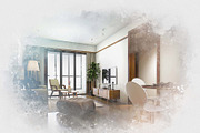 Exterior Watercolor Effect Bundle, an Action Add-On by MRI STUDIO (Thumbnail 4 of 24)