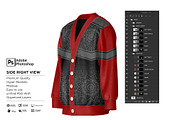 Mens Drafting Cardigan Mockup, a Hoody Mockup by Nanggroe Scripting (Thumbnail 7 of 9)