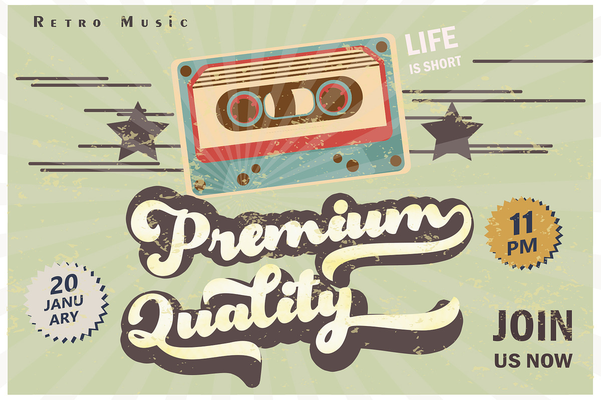 Raphila retro, a Script Font by Sulthan Studio (Photo 5 of 7)