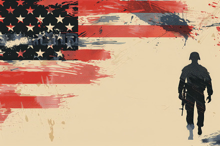 Memorial Day concept for American Fl, a Background Photo by Pixeness