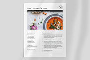 Minimal Recipe Template Canva, a Stationery Template by frommakertomaker (Thumbnail 2 of 7)