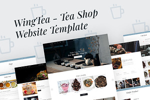 WingTea - Tea Shop Website Template