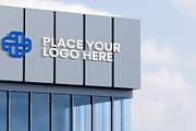Logo Mockup on Office Building, a Product Mockup by SLAB! Design (Thumbnail 1 of 2)