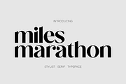 Miles Marathon, a Serif Font by elevencreateam (Thumbnail 2 of 18)