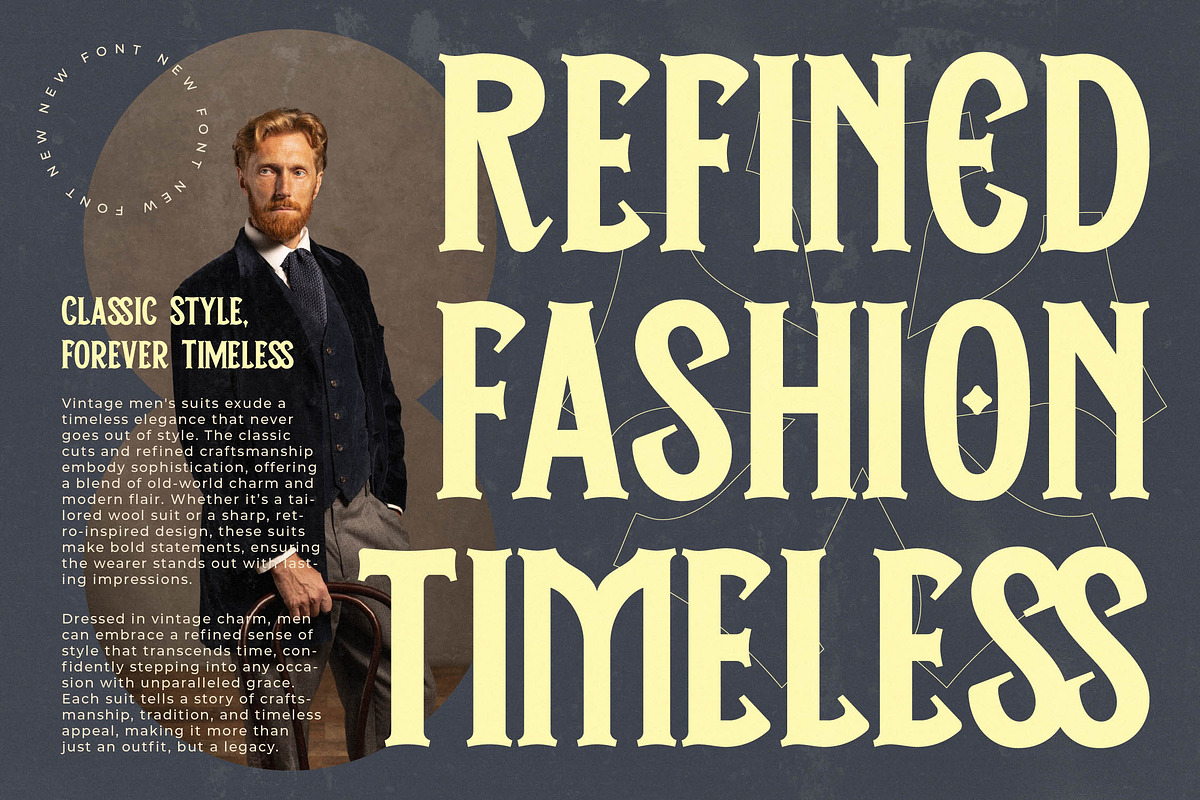 Historic Mystique Display Serif, a Serif Font by timelesstype.co (Photo 3 of 20)