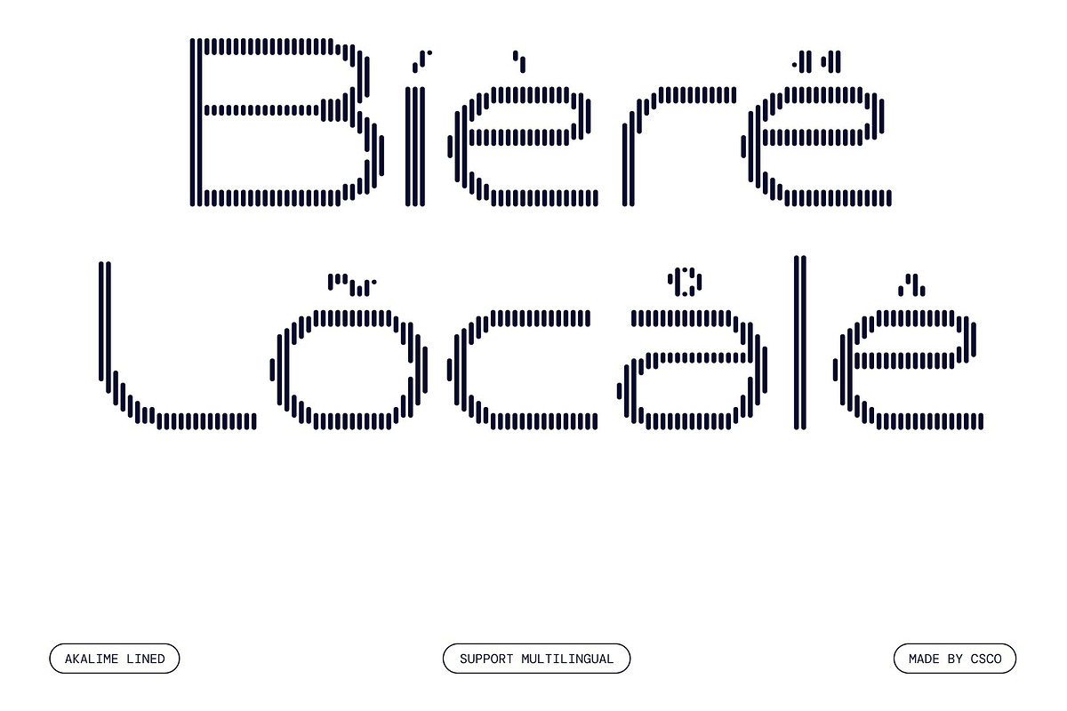 Akalime Lined, a Sans Serif Font by Craft Supply Co. (Photo 7 of 8)