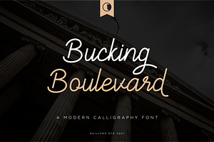 Bucking Boulevard Script Font