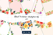 Floral Watercolor Graphic Bundle, a Decorative Illustration by wulano (Thumbnail 16 of 21)