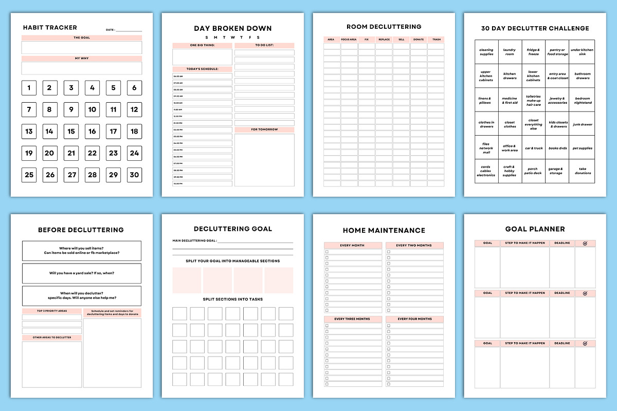 2025 Cleaning planner Canva, a Stationery Template by Designmela01 (Photo 8 of 10)