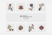 Jacobean Bloom Prints & Motifs, a Pattern Graphic by LEAFure (Thumbnail 8 of 10)