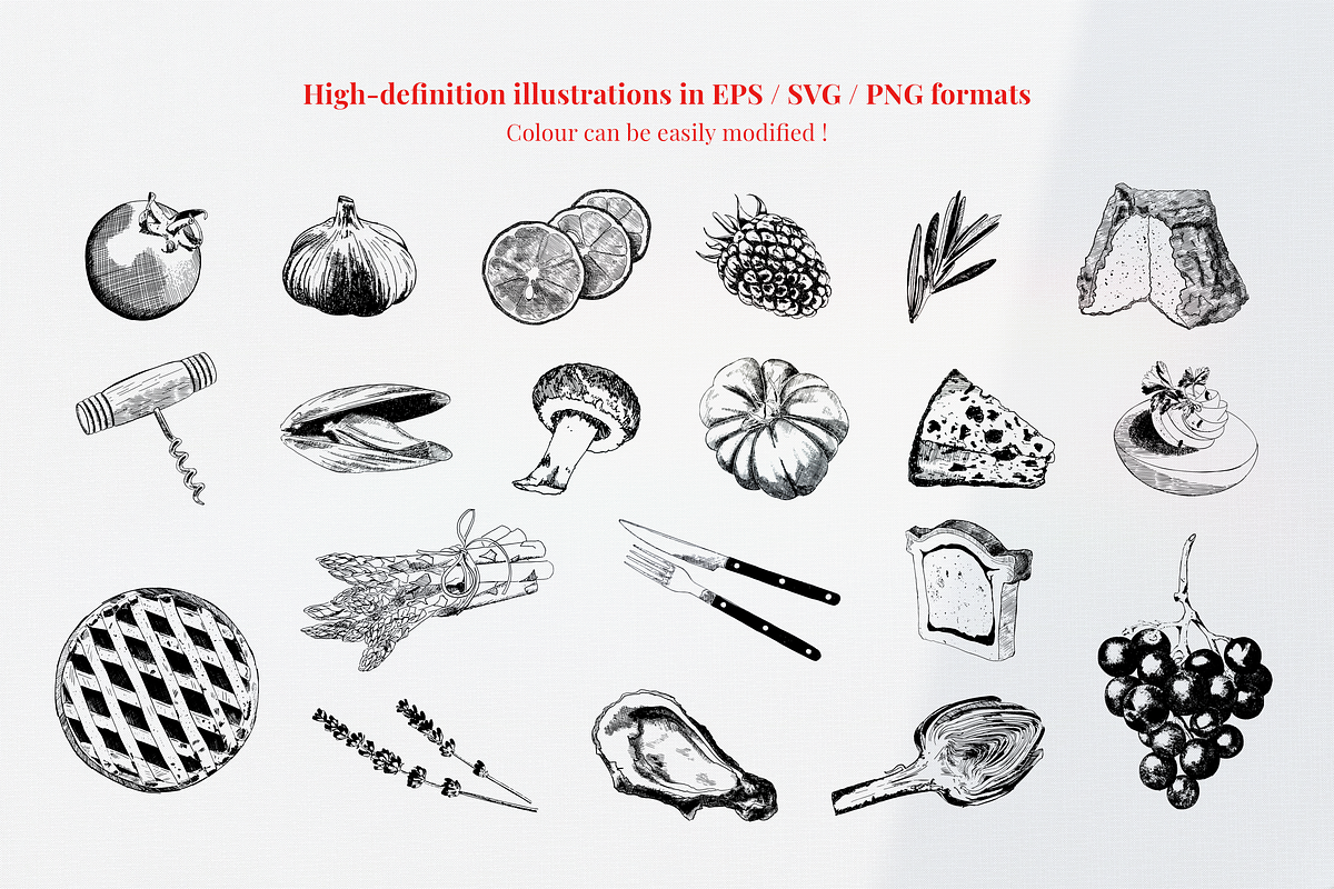 French food illustrations, a Food Illustration by Camille Natton (Photo 2 of 7)